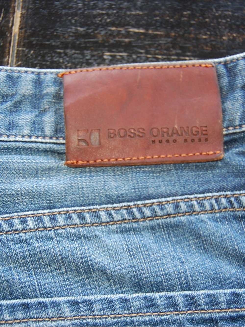 BOSS ORANGE Men's Medium Blue Denim Jeans